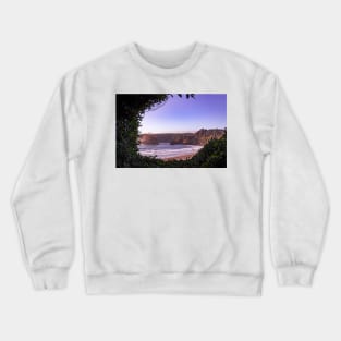 Trinidad State Beach at Golden Hour Crewneck Sweatshirt